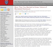 Harvard Law School Forum on Corporate Governance
