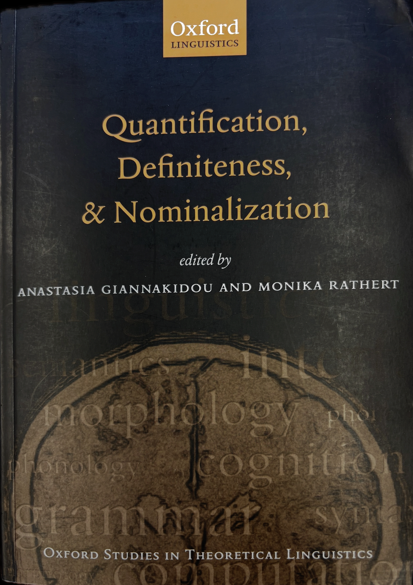 Cover of Quantification, Definiteness, and Nominalization